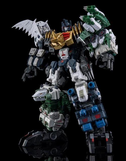 Lost Exo-Realm Saurus Ryu-oh Dinoking Combiner Boxset Official